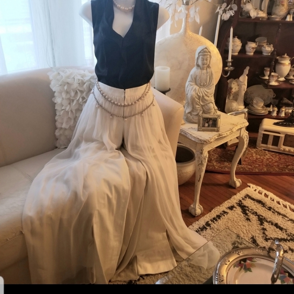 SOLD…CHANEL RUNWAY SKIRT PANTS.